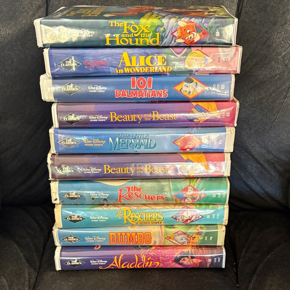 Black Label “The Classics” Disney Classic VHS Collection - Colorful Covers